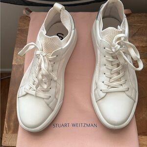 NEW STUART WEITZMAN White Sneakers.